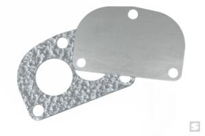 Carb blank off plate