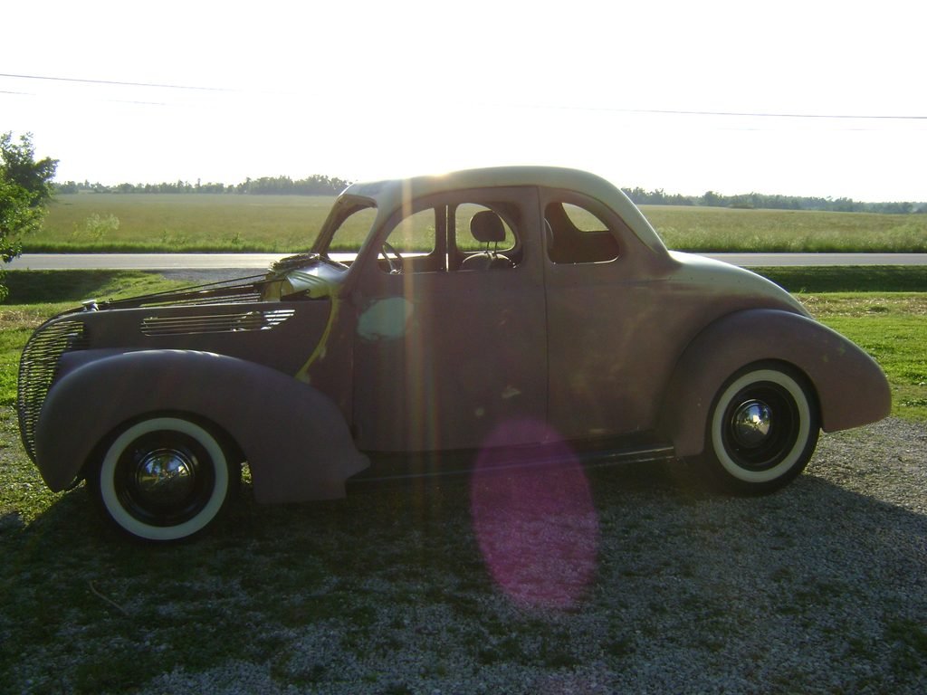 1938 Ford Deluxe Coupe under construction