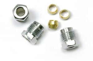 Ford Nut x 3. Chrome