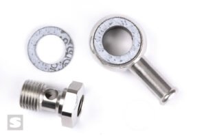 Banjo fitting - single end for fuel gauge