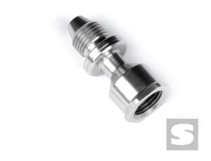 Banjo fitting spacer with rod clearance