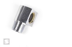 1/4NPT 90deg elbow. Chrome