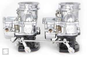 TwoStep 2x2 Linkage. Chrome. 5 to 5-3/16in carb spacing