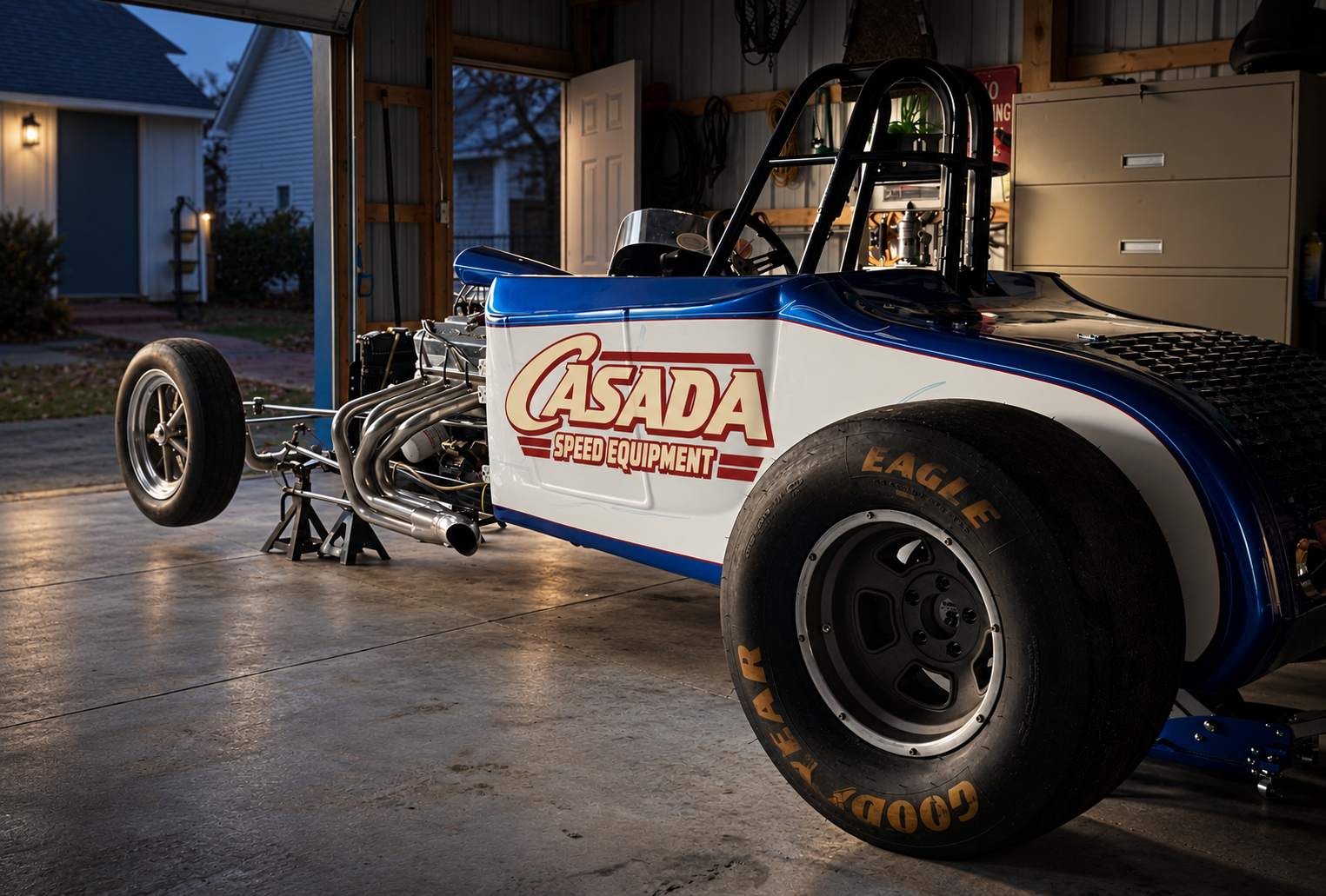 1929 Ford Altered nostalgia drag car