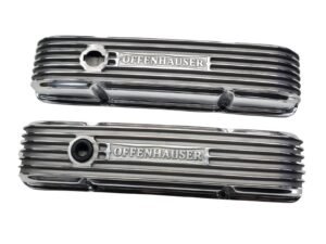 Offenhauser Small-Block Chevy High-Rise Valve Covers - PCV/Twist-In - 4056 HR PCV TW